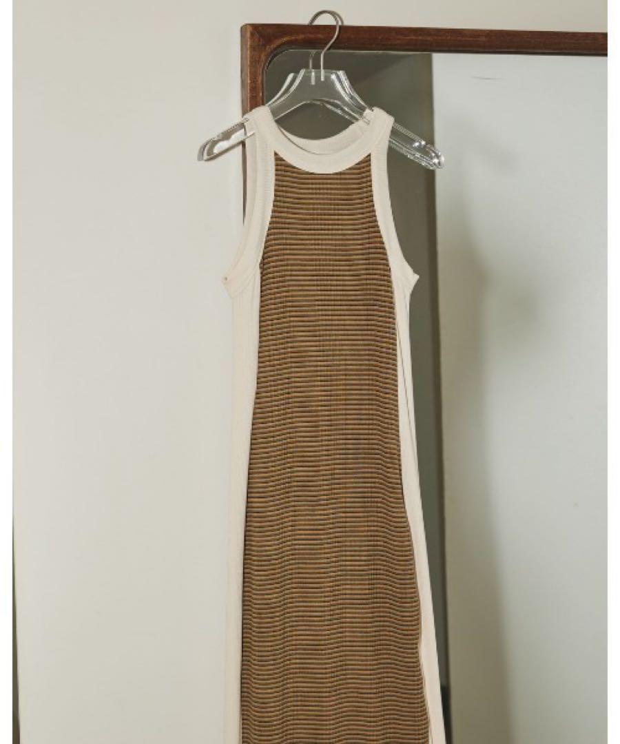 ディズニープリンセスのベビーグッズも大集合 todayful 38サイズ Dress Rib Multiborder ワンピース