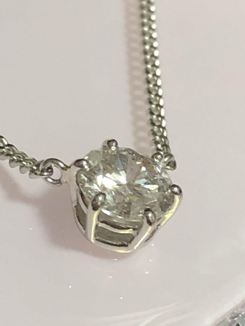クラシック Pt850 ✧ /大粒ダイヤ /1.01ct / ネックレス 天然ダイヤモンド アクセサリー