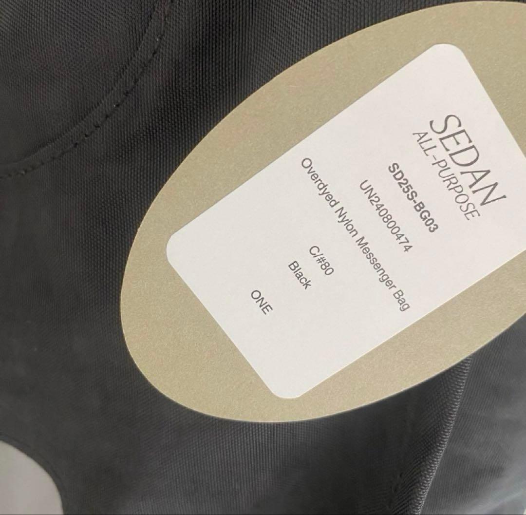 sedan all purpose メッセンジャーバッグ ブラック sedan all purpose メッセンジャーバッグ ブラック