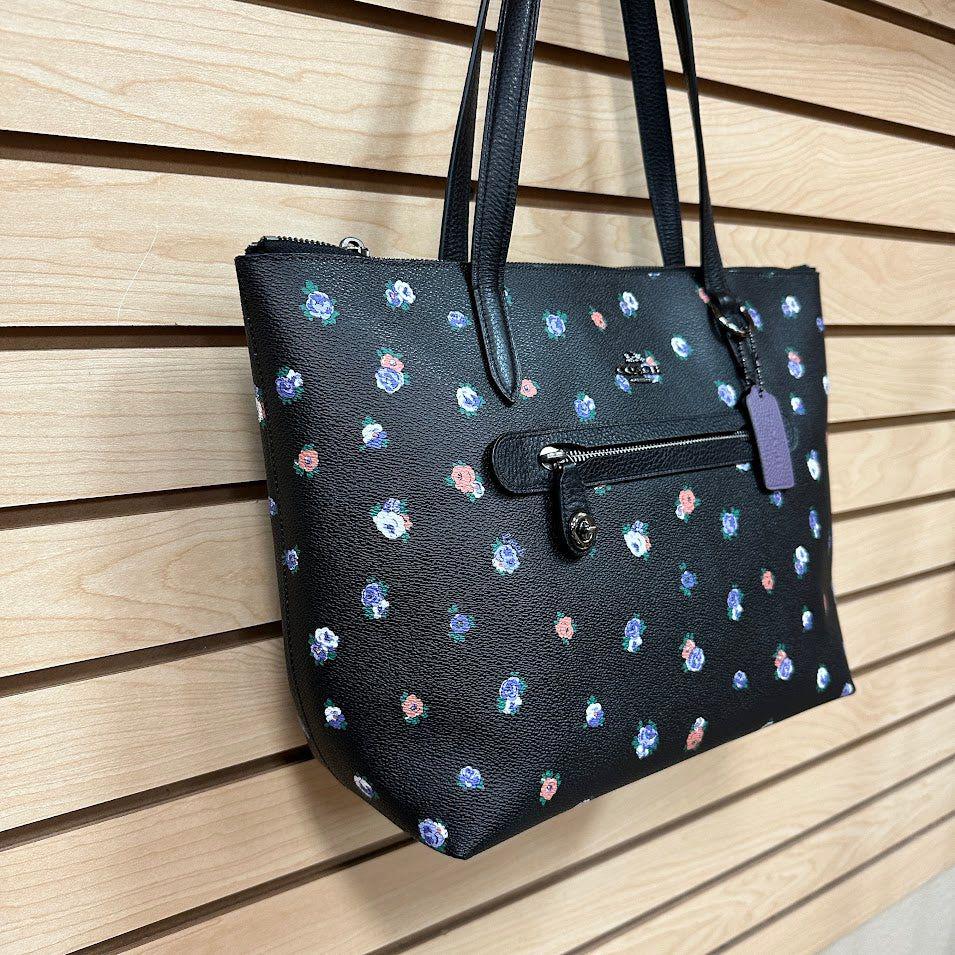 COACH】コーチ デニム ペブルレザー ベネット ペインテッド