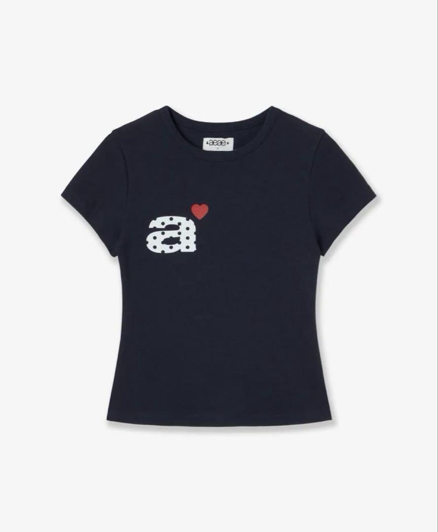 aeae Tシャツ ネイビー韓ミニ丈Tシャツ aeae Tシャツ ネイビー - メルカリ