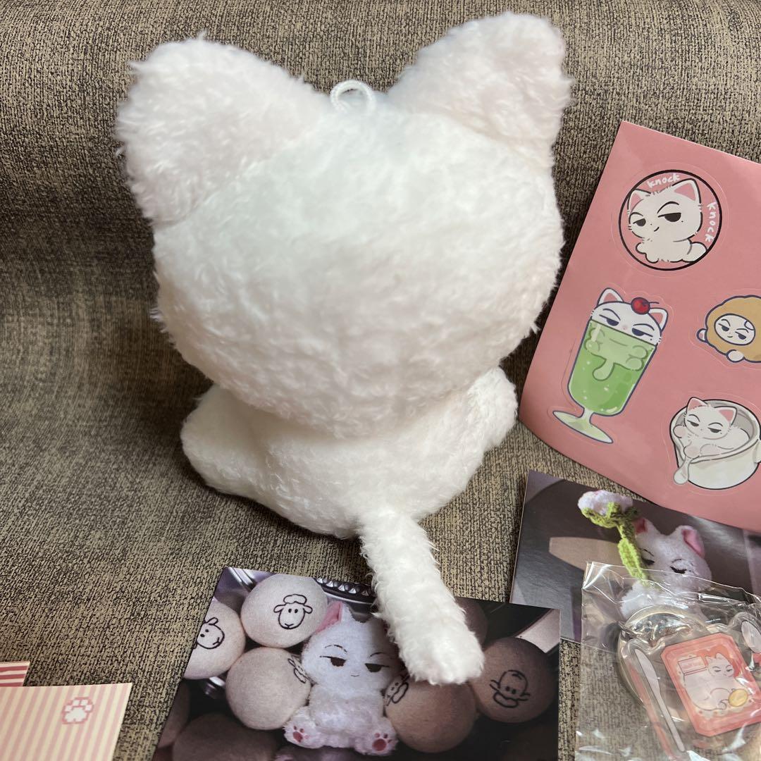 ウジ ぬいぐるみ 10cm 新品 マスター セブチ svt - メルカリ