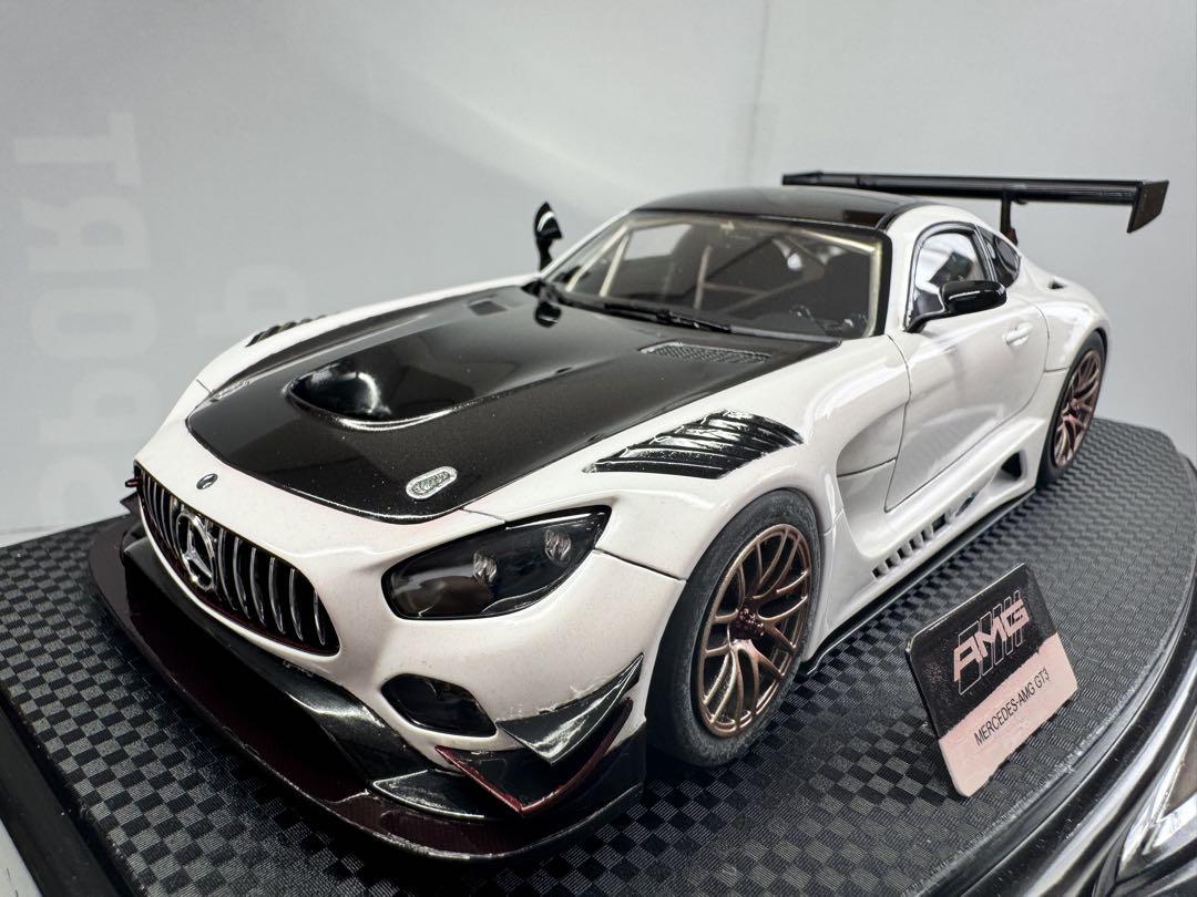タミヤ　メルセデスAMG GT3 1/24プラモデル塗装済完成品