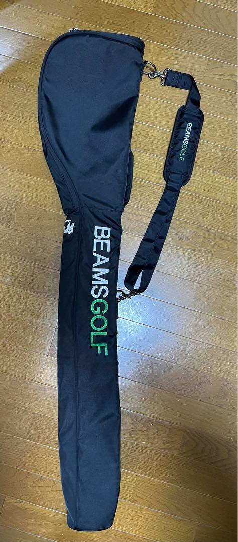 人気ブラドン 美品！【ビームスゴルフ】 ブラック/グリーン クラブケース ゴルフバッグ・キャディバッグ