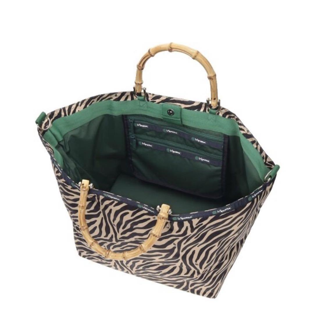 限定品⭐︎新品⭐︎レスポ/ラージバンブートート/ゼブラ 画像5