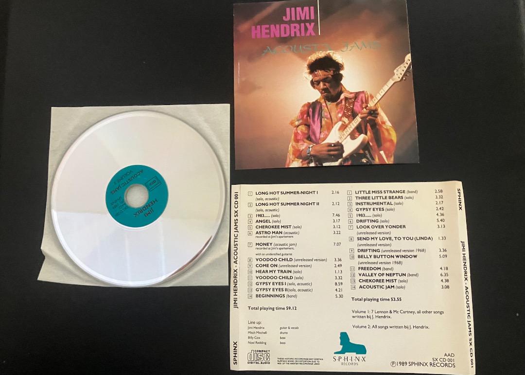 洋楽 JIMI HENDRIX acoustic jams CD
