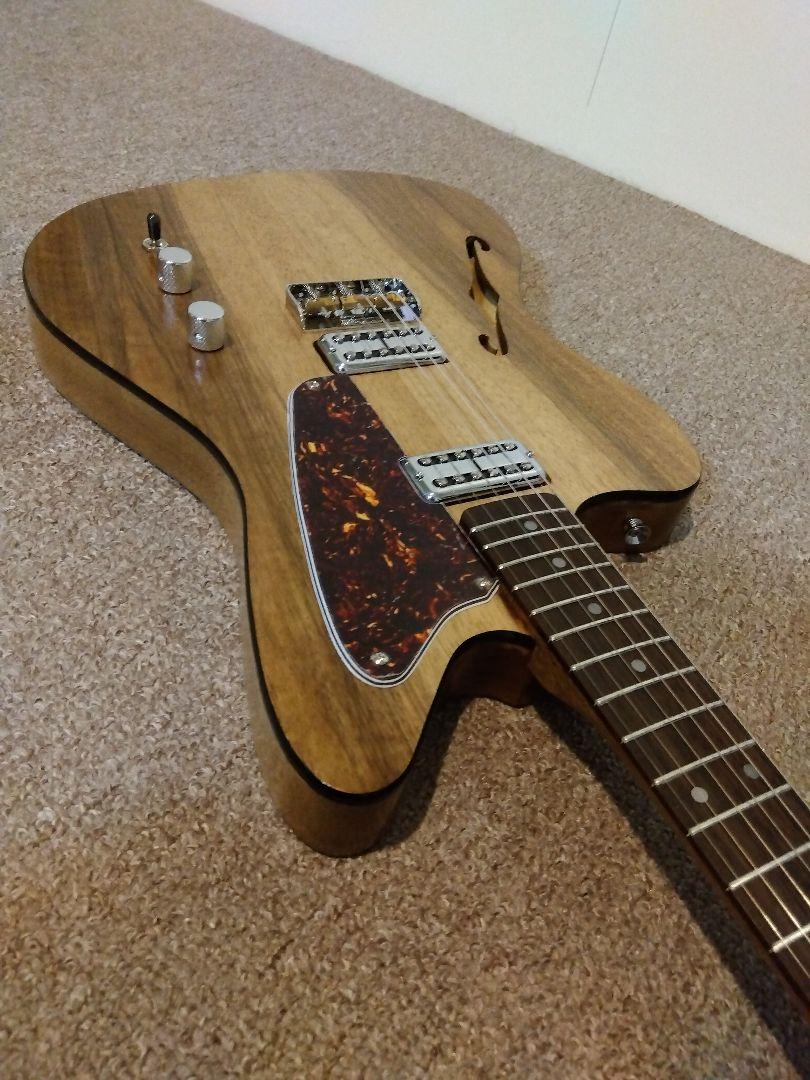 hts guitar　　telemaster　ホロー telecaster