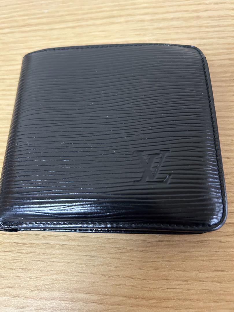Louis Vuitton 二つ折り財布 ブラック美品