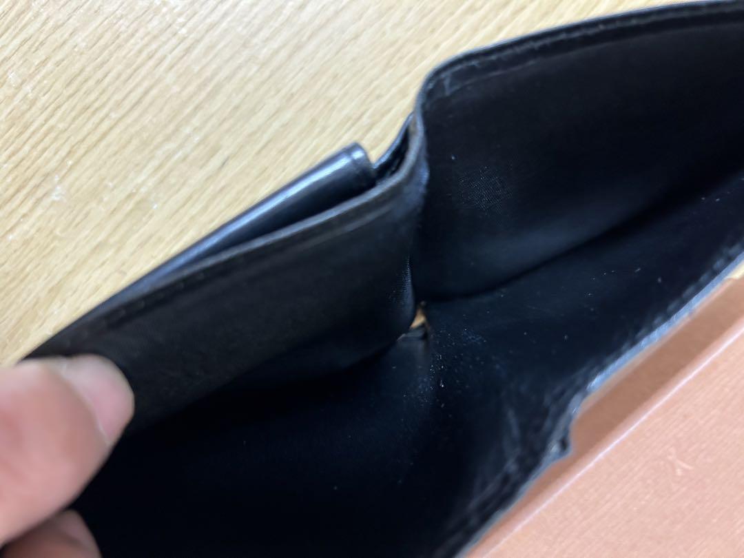 Louis Vuitton 二つ折り財布 ブラック美品