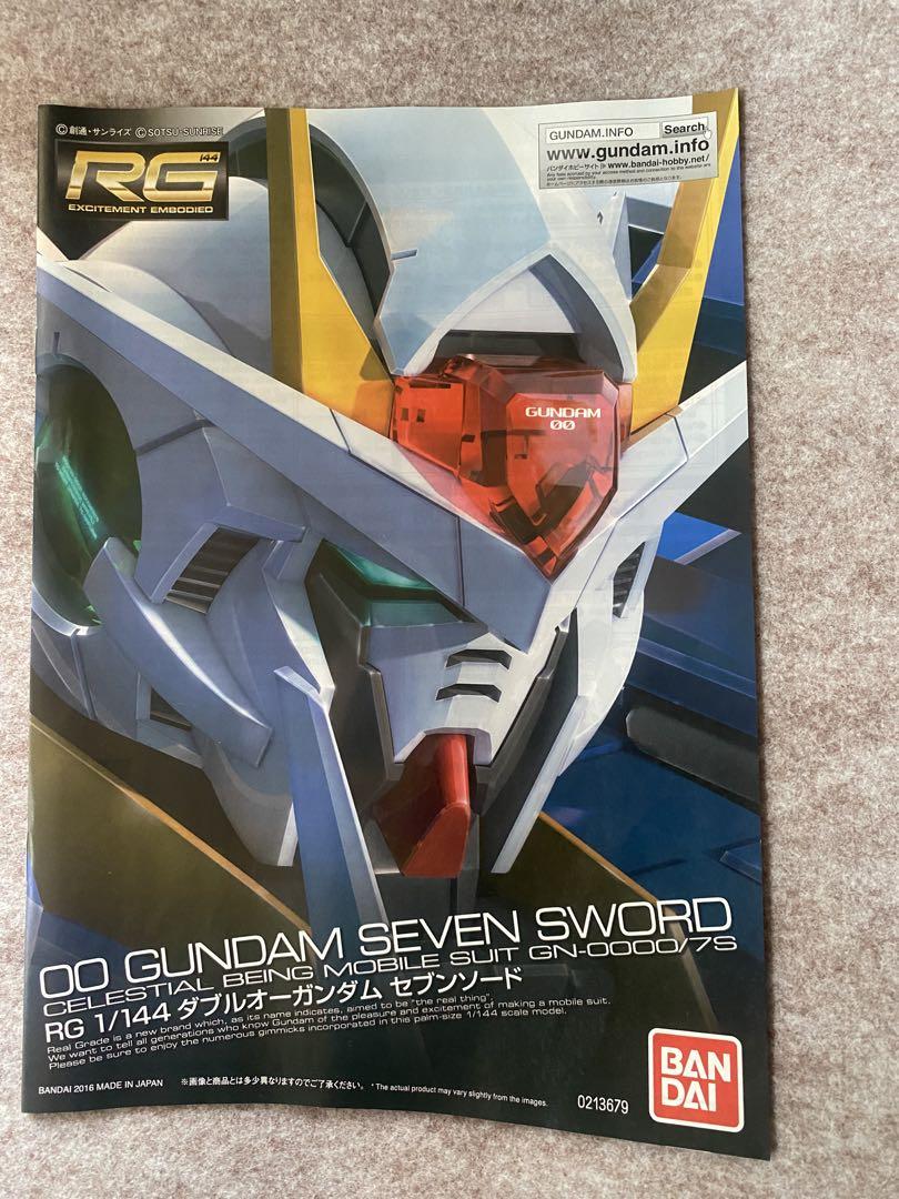 ロボット RG 00 GUNDAM SEVEN SWORD 1/144