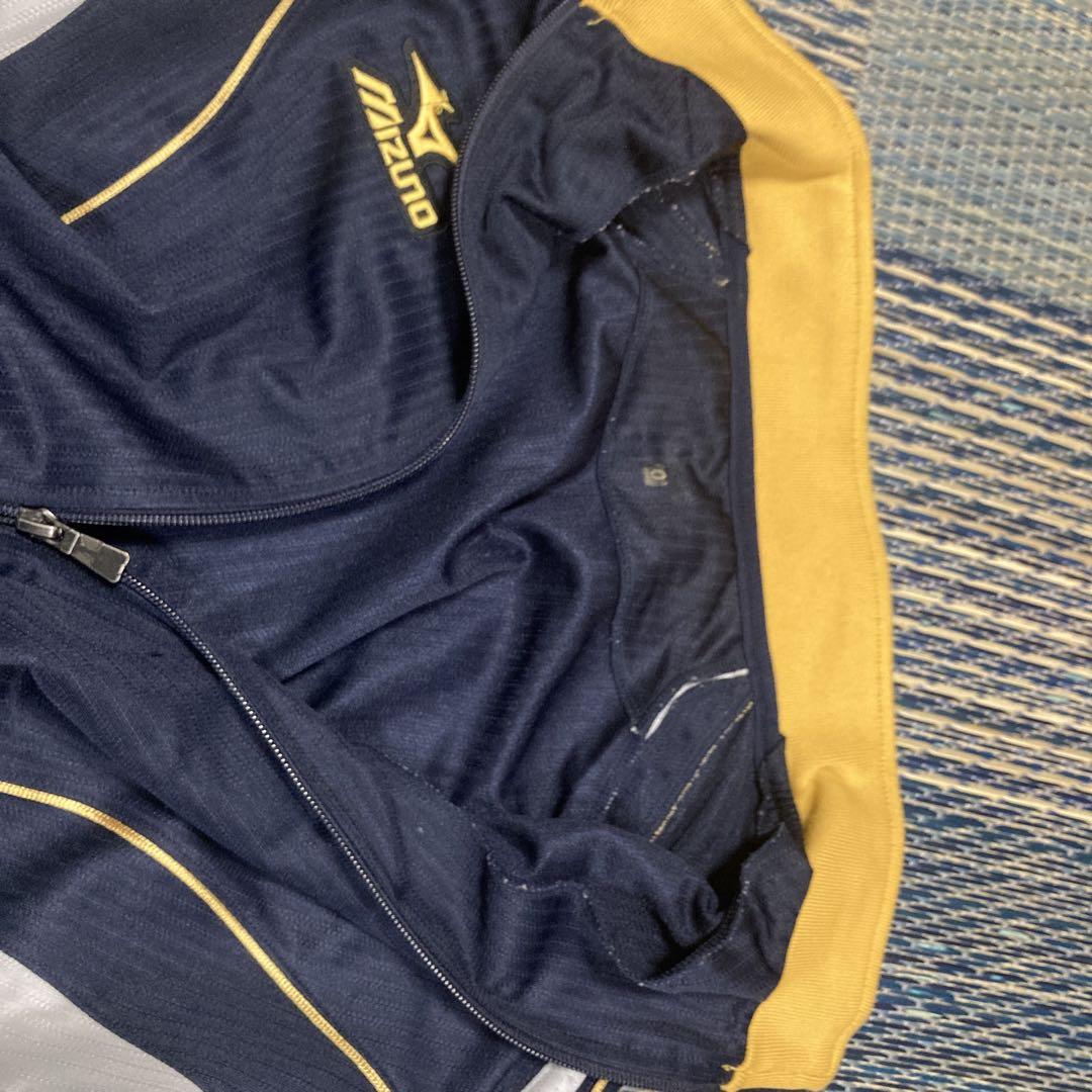 MizunoProミズノプロジャージ上下セットサイズO used ネイビー