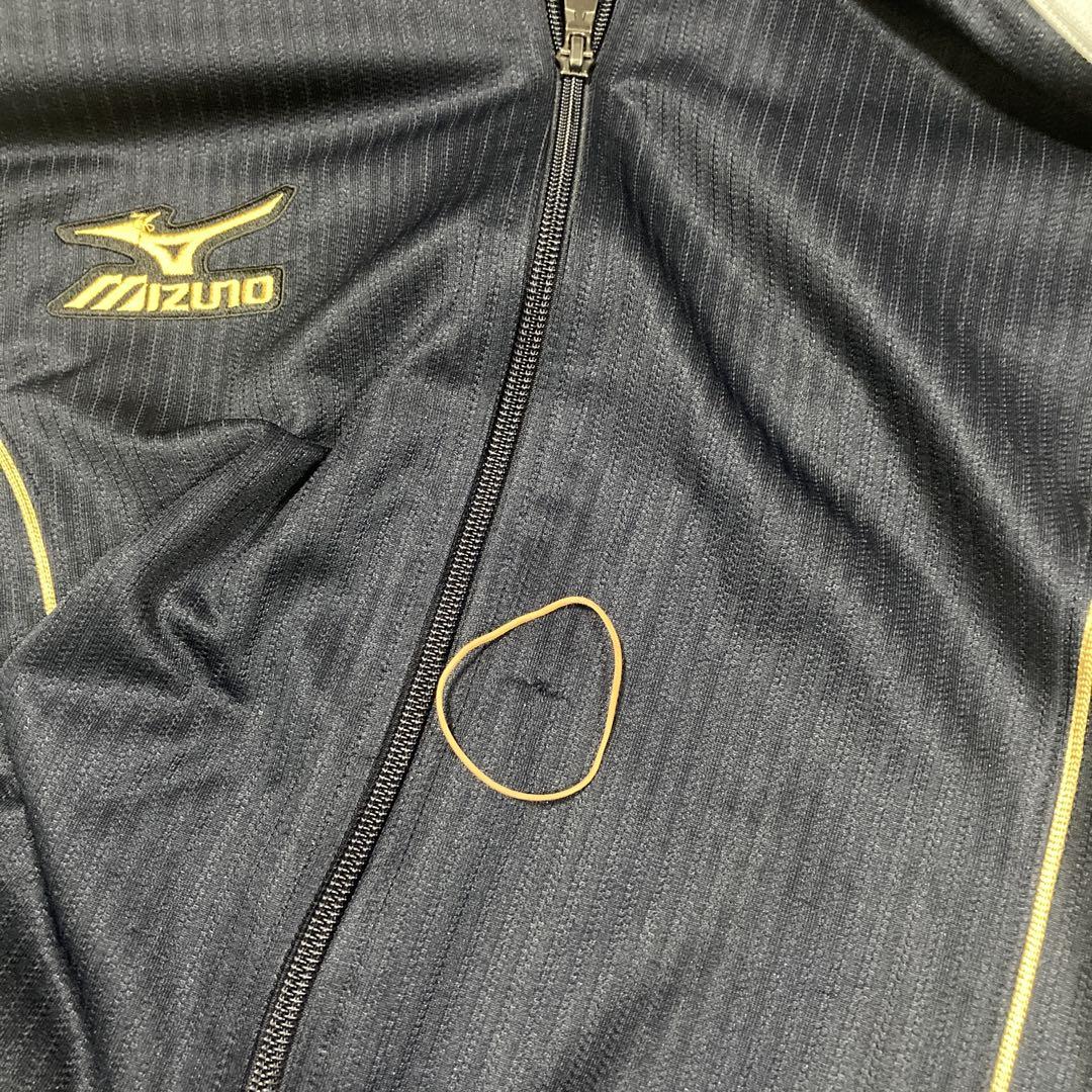 MizunoProミズノプロジャージ上下セットサイズO used ネイビー