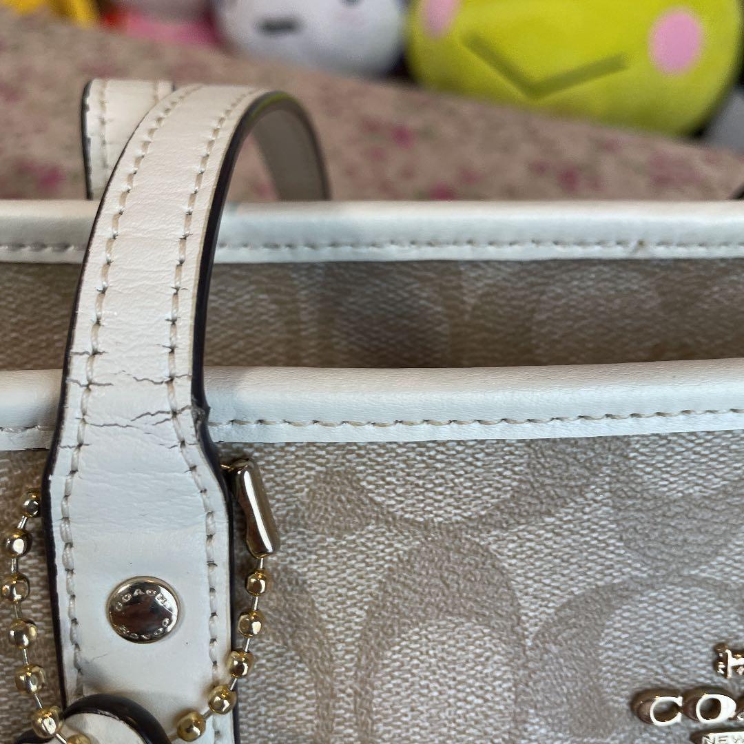 1円 コーチ シグネチャー他 ポーチ ショルダーバッグ 計6点セット AQ634 COACH ブラックレザーショルダーバッグ ウエストポーチ 2way コーチ