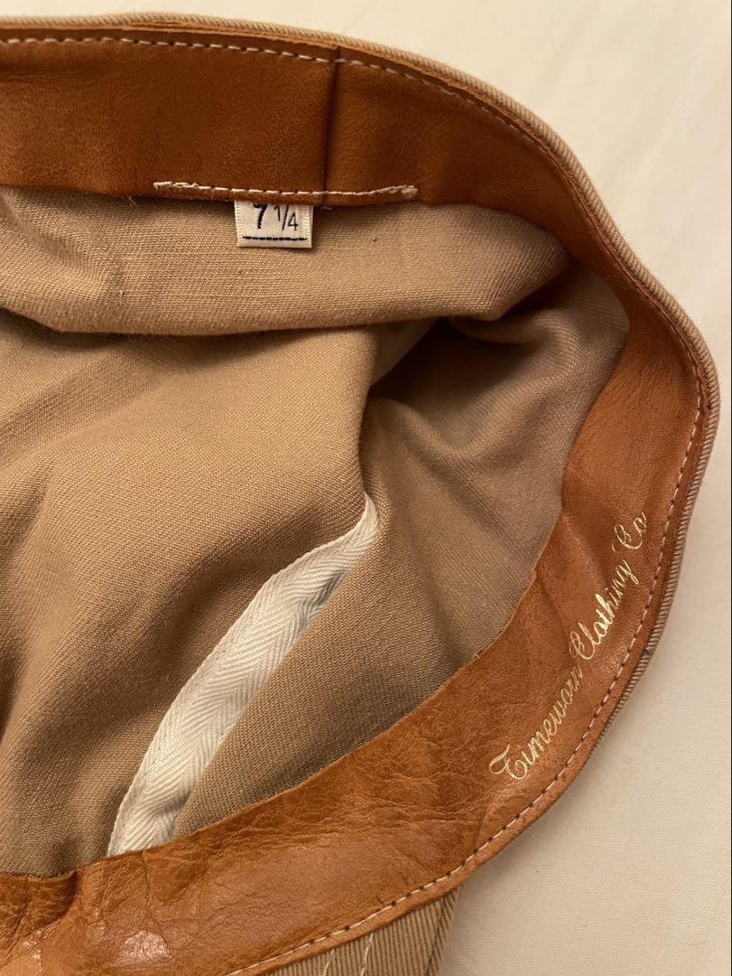 atlast&co ワークキャップ ベージュ 7 1/4
