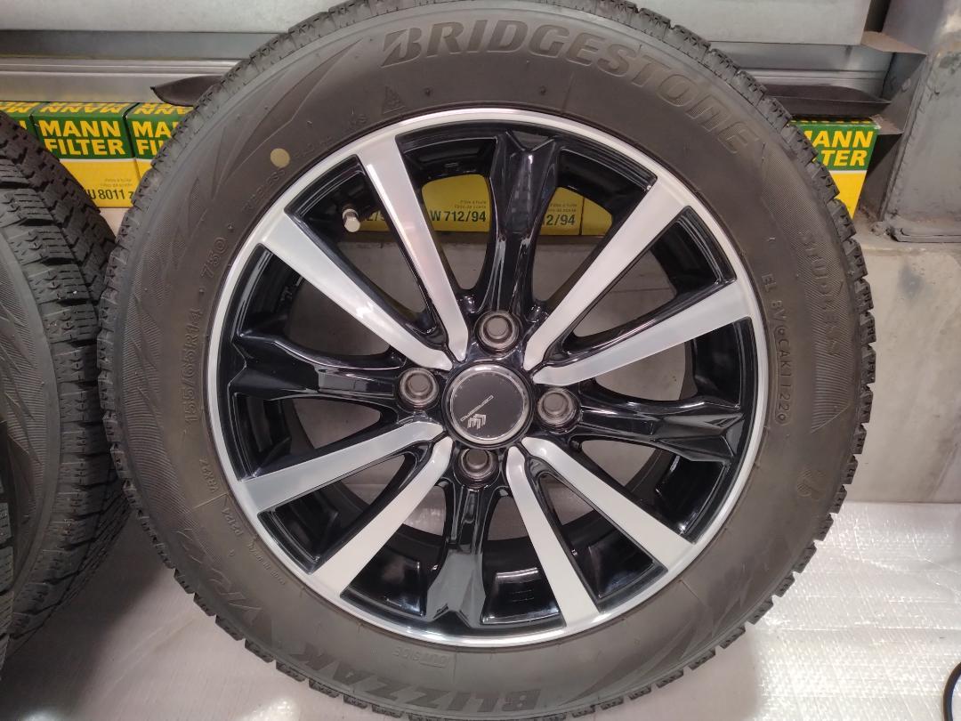 ブリヂストン BLIZZAK VRX2 155/65R14 タイヤホイールセット