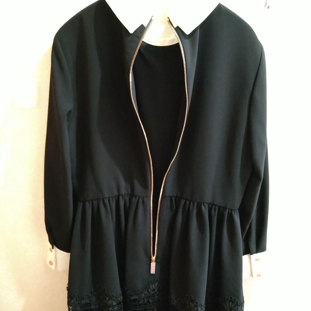 今季ブランド TED BAKER レースワンピース SIZE LL ブラックカラー ワンピース