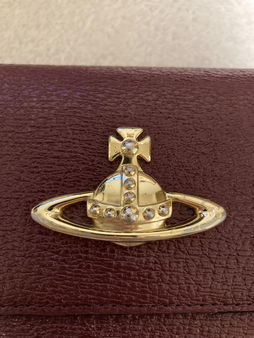 Vivienne Westwood バーガンディ 二つ折り財布