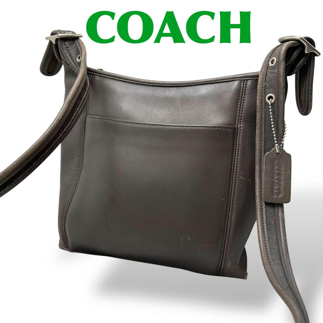COACH　オールドコーチ　オールレザー　ショルダーバッグ