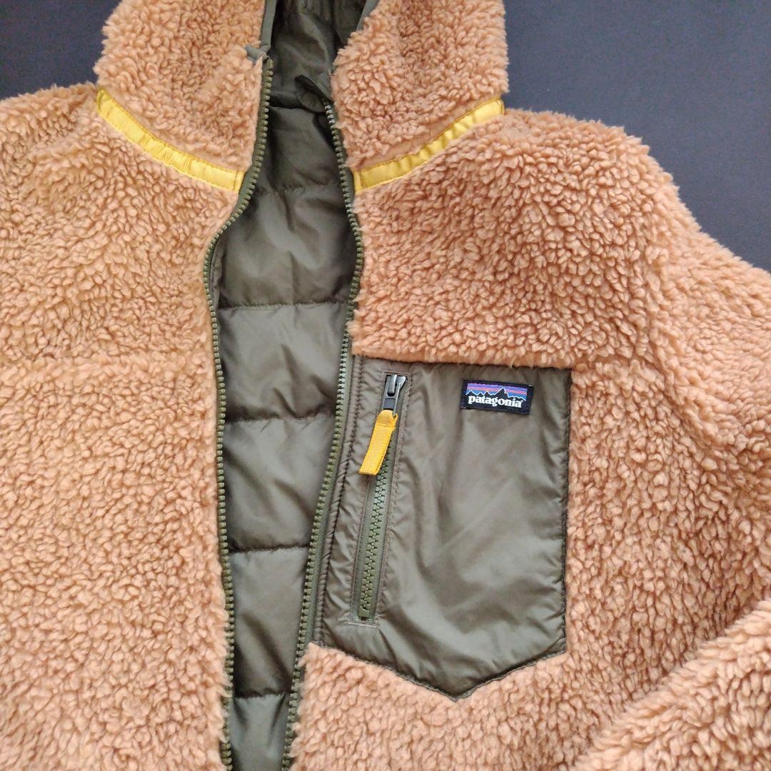 パタゴニア patagonia リバーシブル フーディキッズ XXL