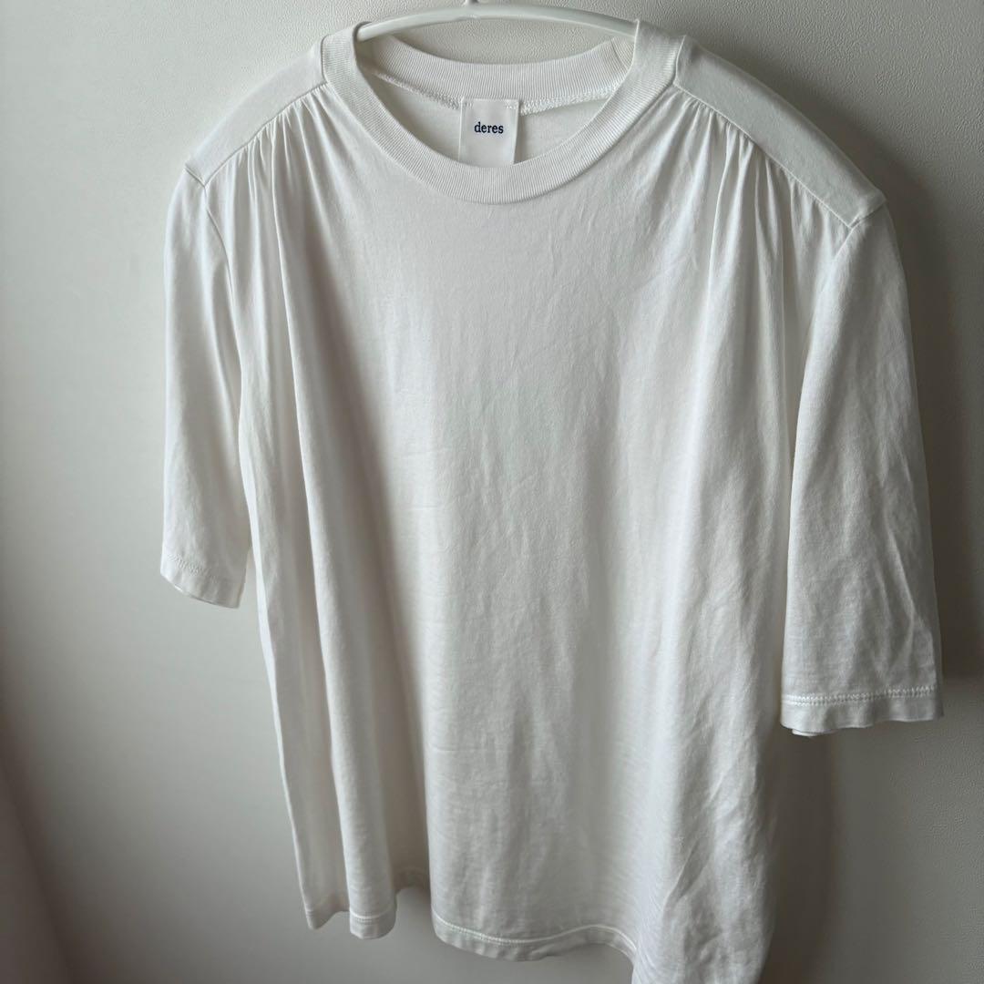 デレス deres dress up T shirt 白　ホワイト　半袖