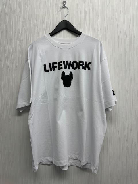 LIFEWORK Tシャツ 半袖 ホワイト ライフウォーク 韓国 フレブル