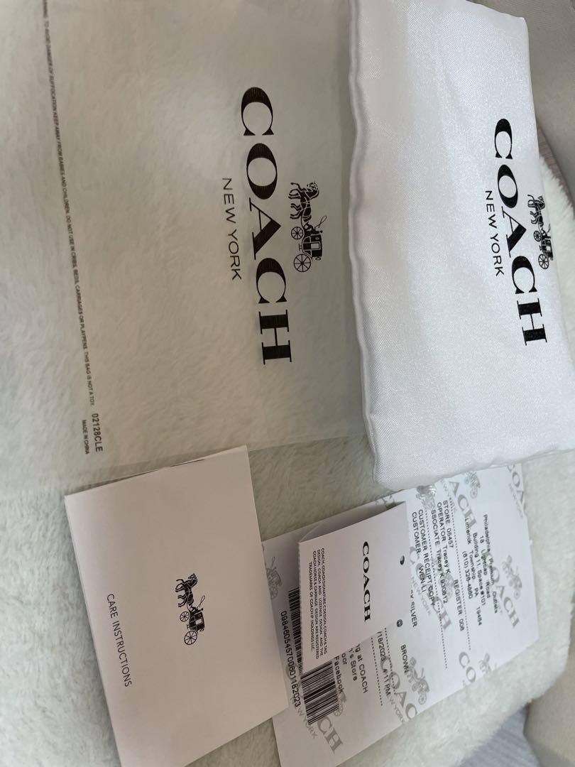 coach コーチ　レディース　財布 二つ折り財布 ボタンタイプ　新品　ベージュ