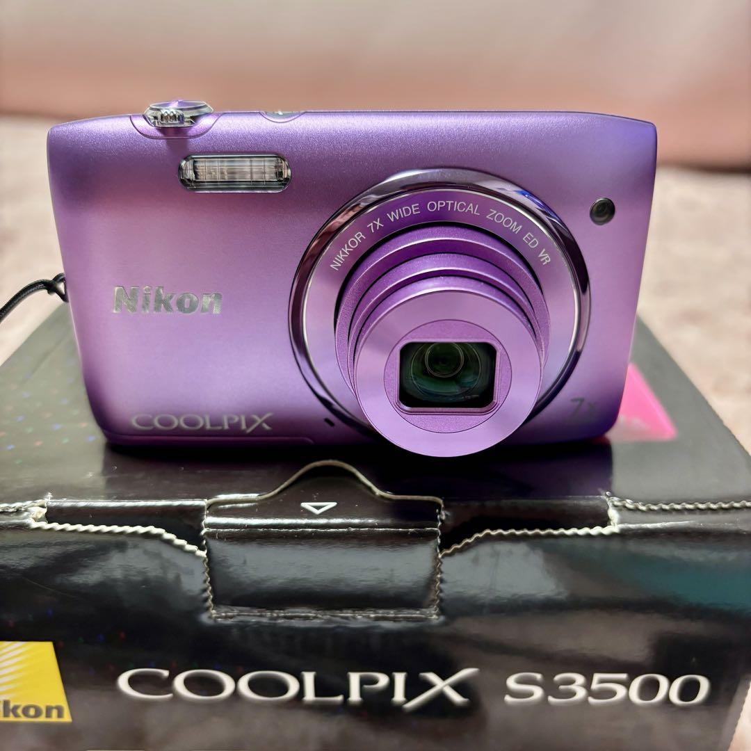 Nikon COOLPIX S3500 パープル 11日迄限定価格 - メルカリ