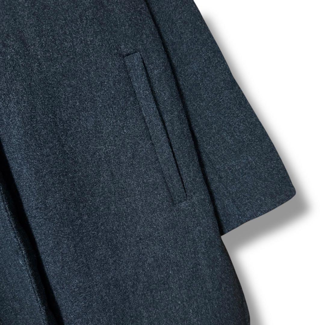 マックスマーラ　最高級　白タグ　アルパカ　シャギーコート　マキシ丈　42 白タグ☆MaxMara☆オーバーサイズ☆アルパカシャギー☆ダブル