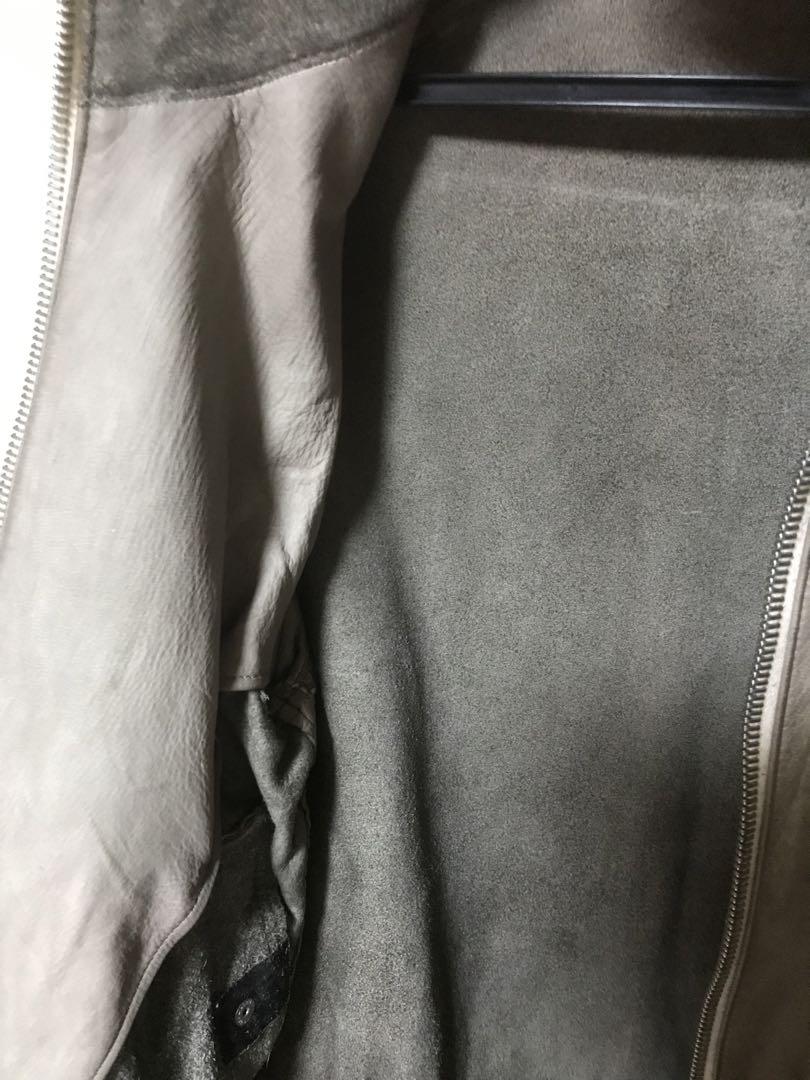 レザーブルゾン イサムカタヤマ バックラッシュ