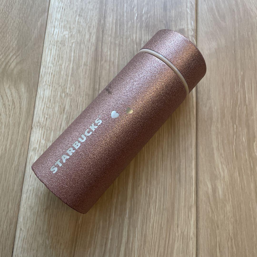 STARBUCKS ステンレス水筒 ローズゴールド 約500ml