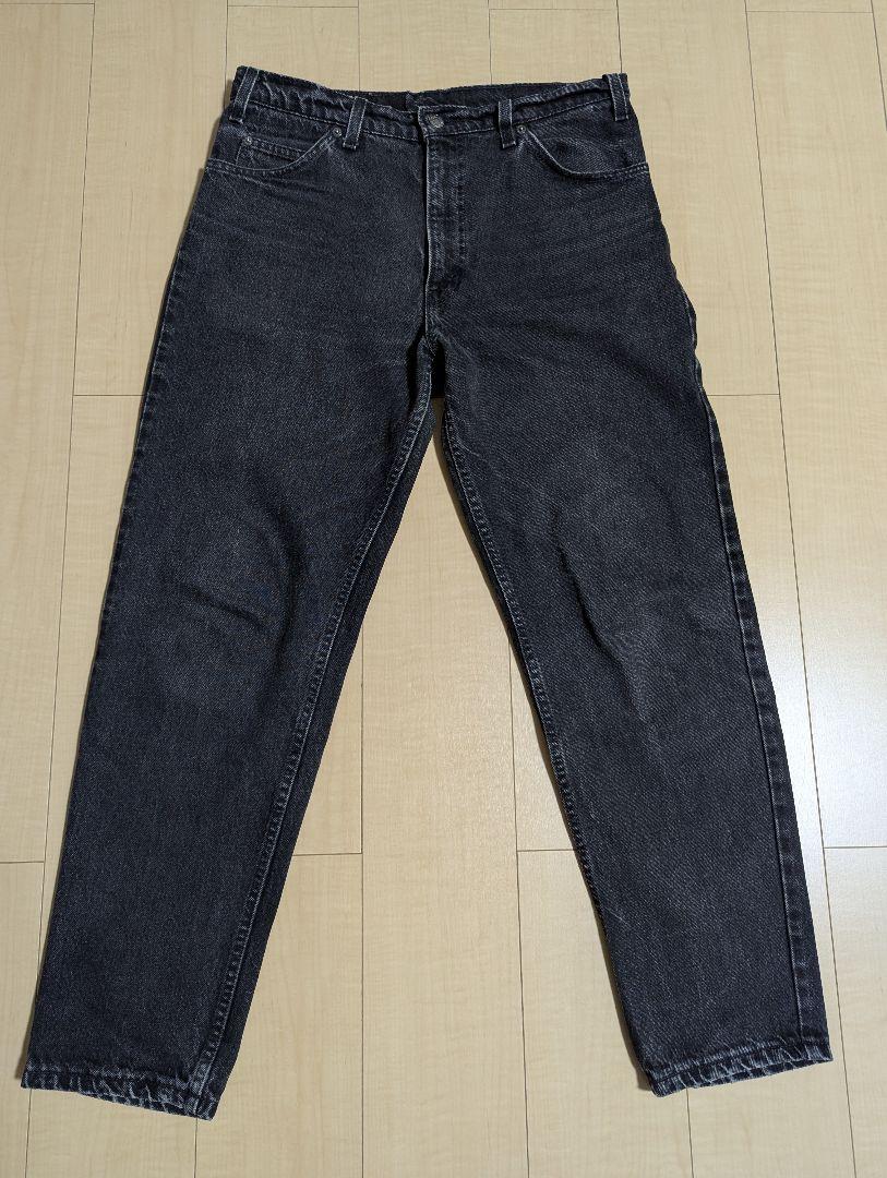 USA製】LEVI'S リーバイス 550 W34 L30 ブラックデニム パンツ