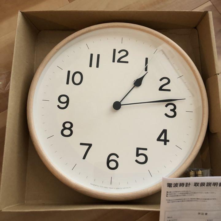 新品 レムノス 電波掛け時計 aljaser.com.bh