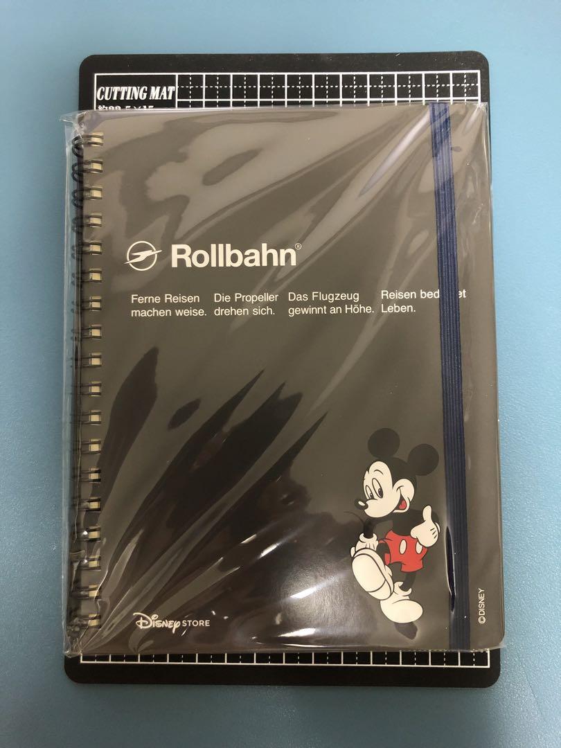 【匿名配送】Rollbahnロルバーンポケット付メモLミッキー