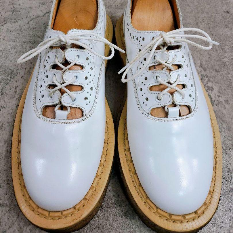 最終【GEORGE COX×maturely】厚底ラバーソール 白 23.5cm