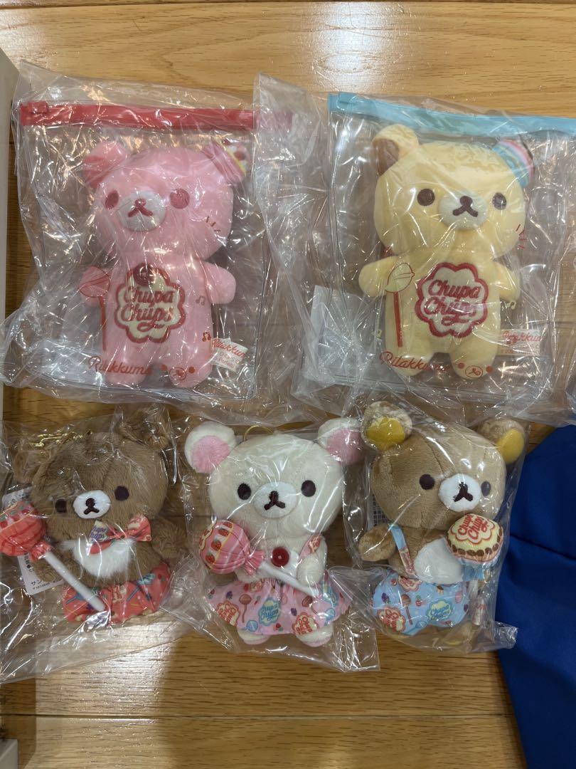 リラックマ×チュッパチャップス ぬいぐるみ5点セット LOFT限定