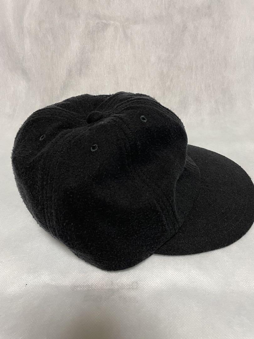 Comoli シルクネップ キャップ Black 黒　コモリ　キャップ