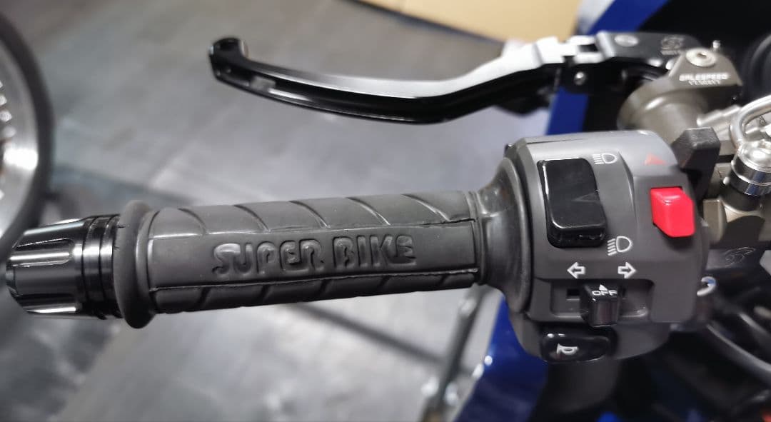 GPZ900R A1～A10 カワサキ純正チョークレバー付き左スイッチ BRIGHTFACE_UK