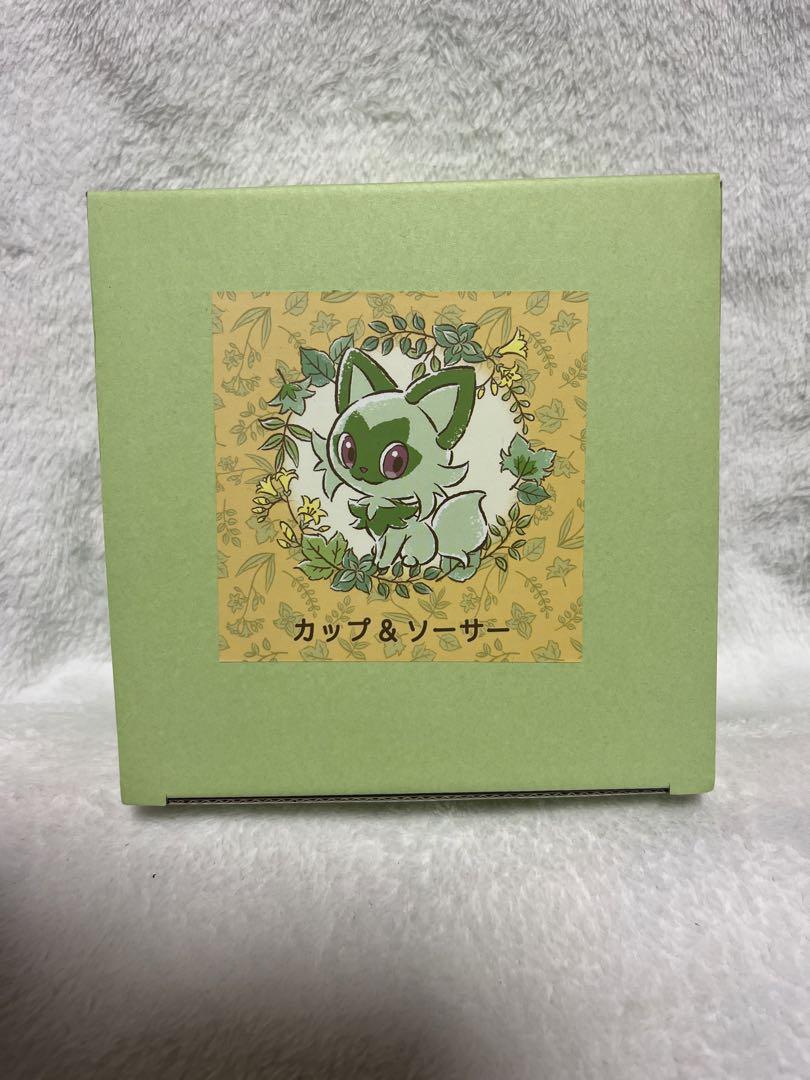 【新品】ポケモンセンター　ニャオハ　カップ&ソーサー　プレート　セット