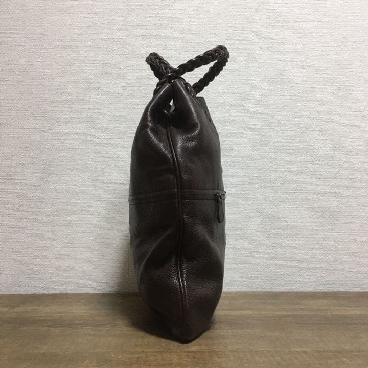 美品》ボッテガヴェネタ レザー トートバッグ ダークブラウン | csm.cg