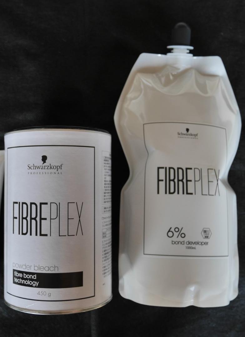 100％品質 ファイバープレックス パウダーブリーチ450g + 2剤6%1000g カラーリング・白髪染め