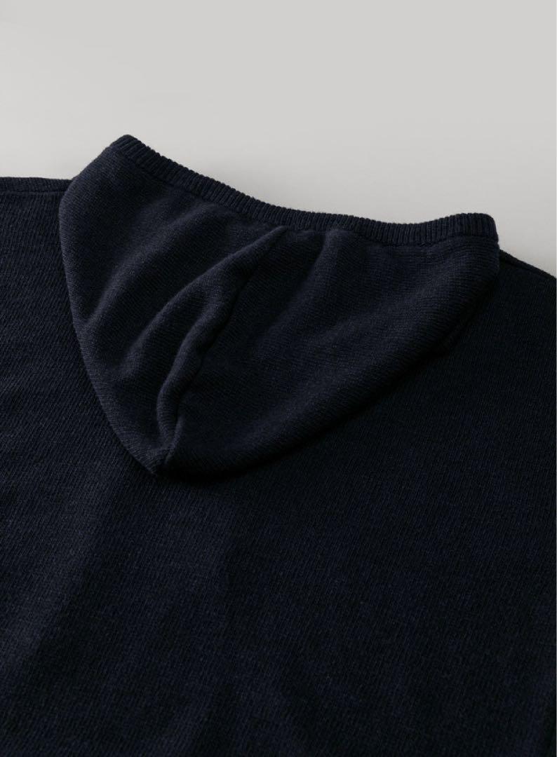 【OHOTORO】Zip Up Hoodie Knit