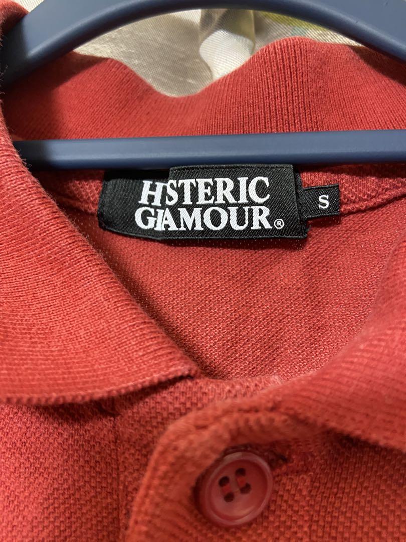 HYSTERIC GLAMOUR レッド ポロシャツ