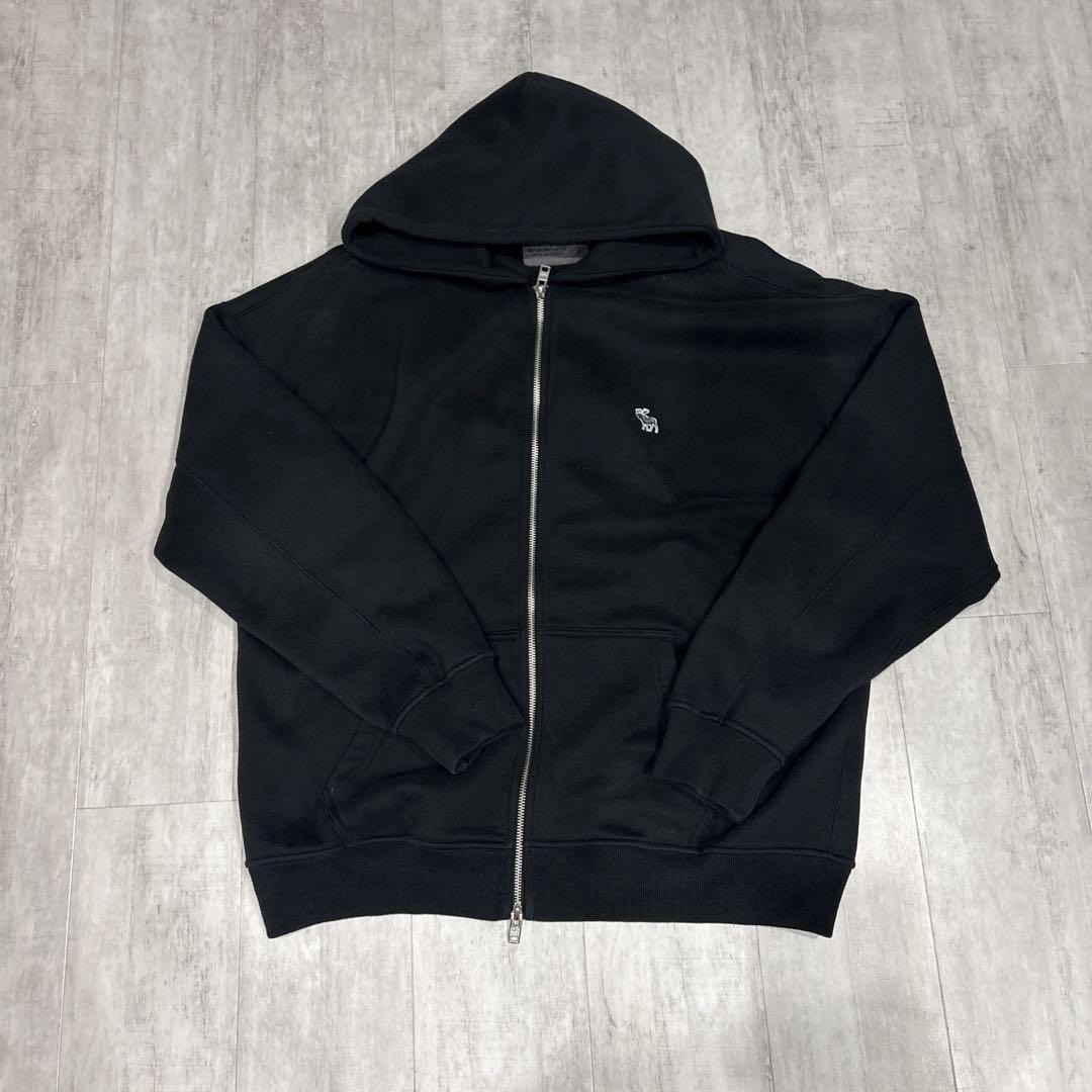 Abercrombie & Fitch ブラック パーカー Lサイズ