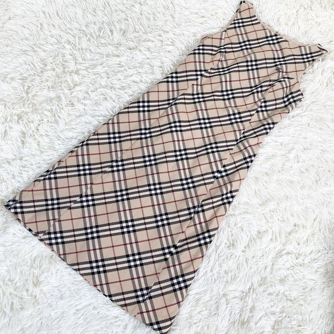 BURBERRY BLUE LABEL ノバチェックワンピース　36 ベージュ