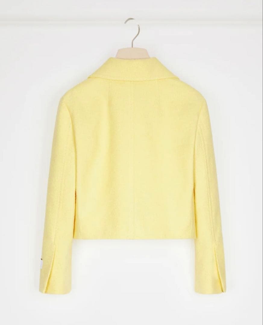 PATOU イエロー クロップドジャケット PATOU イエロー クロップドジャケット