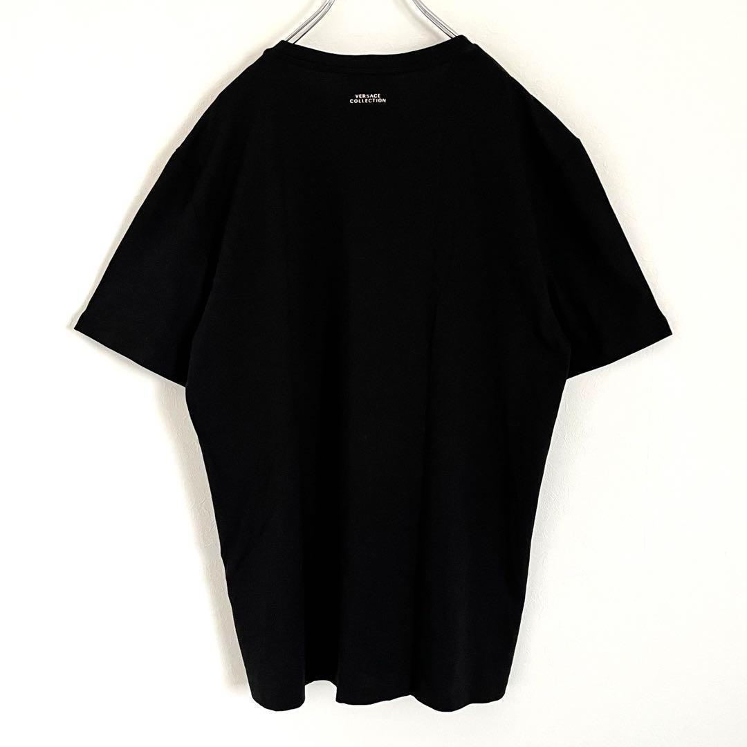 【VERSACE】 ヴェルサーチ バロック柄 メデューサ Tシャツ ★タグ付★ VERSACE】 ヴェルサーチ バロック柄 メデューサ Tシャツ ☆タグ