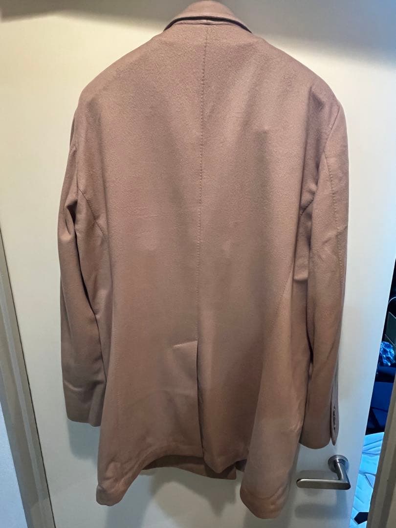 50 TOMORROWLAND ロロピアーナ カシミヤ混 キャメル チェスター 50 TOMORROWLAND ロロピアーナ カシミヤ混 キャメル チェスター