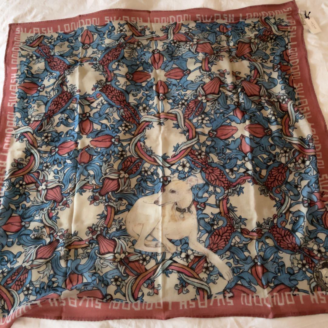 【新品未使用タグ付き】ウールシルク大判ストール