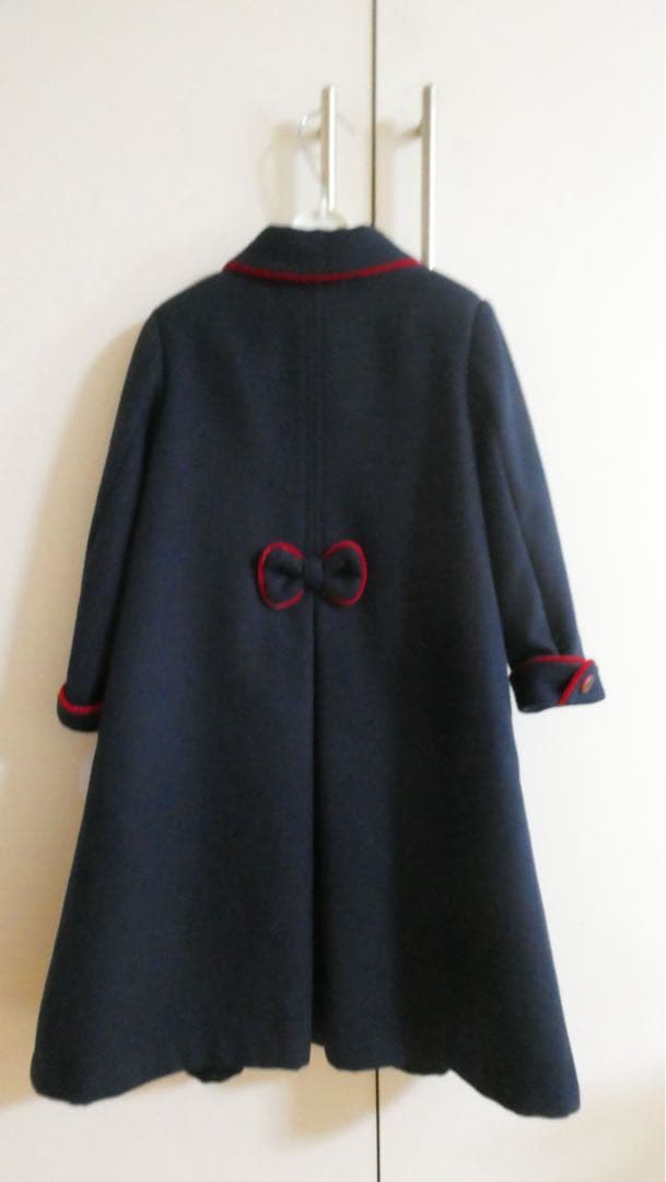 【新品タグ付き】Sarah Louise ネイビーコート&帽子 110㎝/5歳 【新品タグ付き】Sarah Louise ネイビーコート&帽子 110㎝/5歳