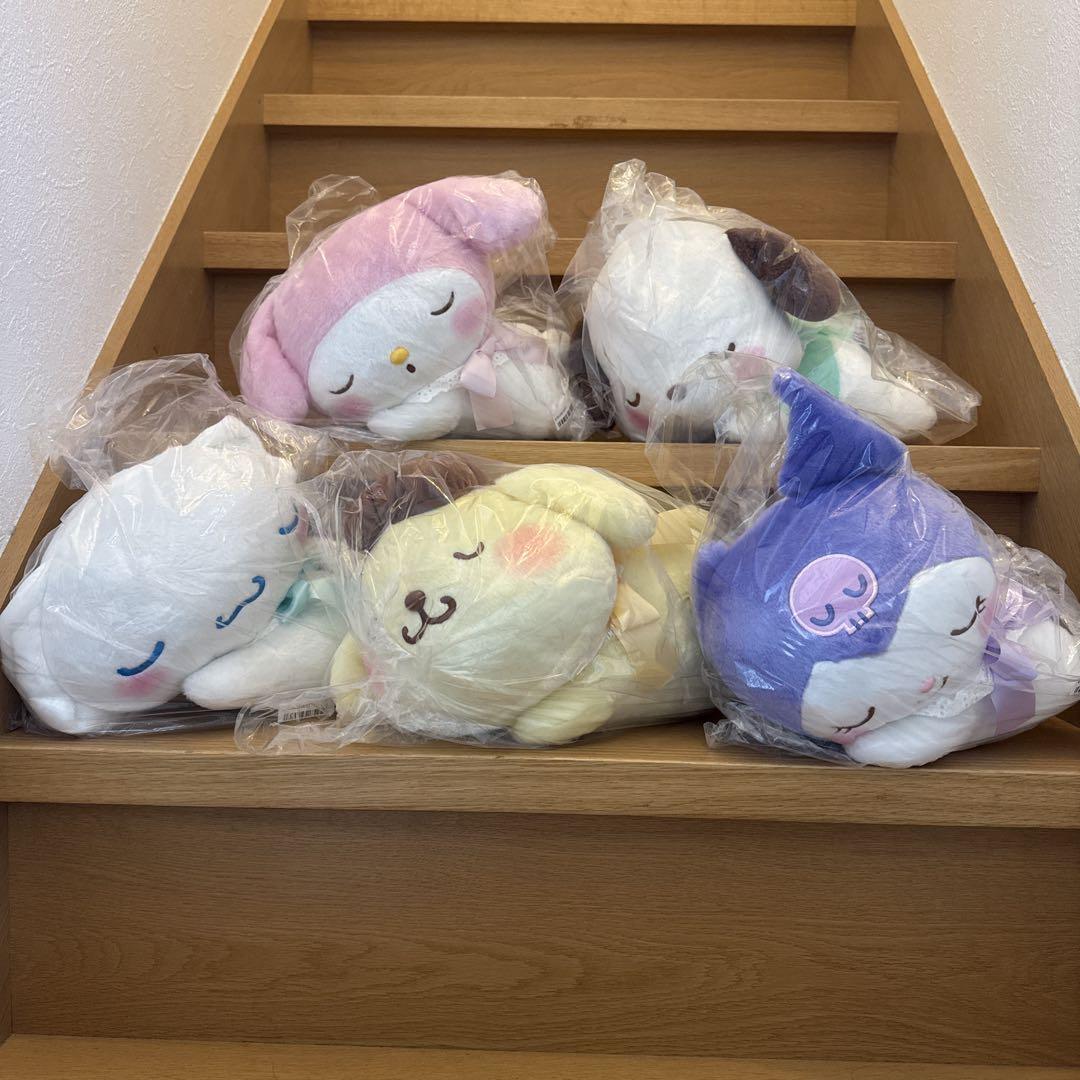 お値下❗️サンリオ　おひるねベビーBIGぬいぐるみ　【5種コンプリートセット】